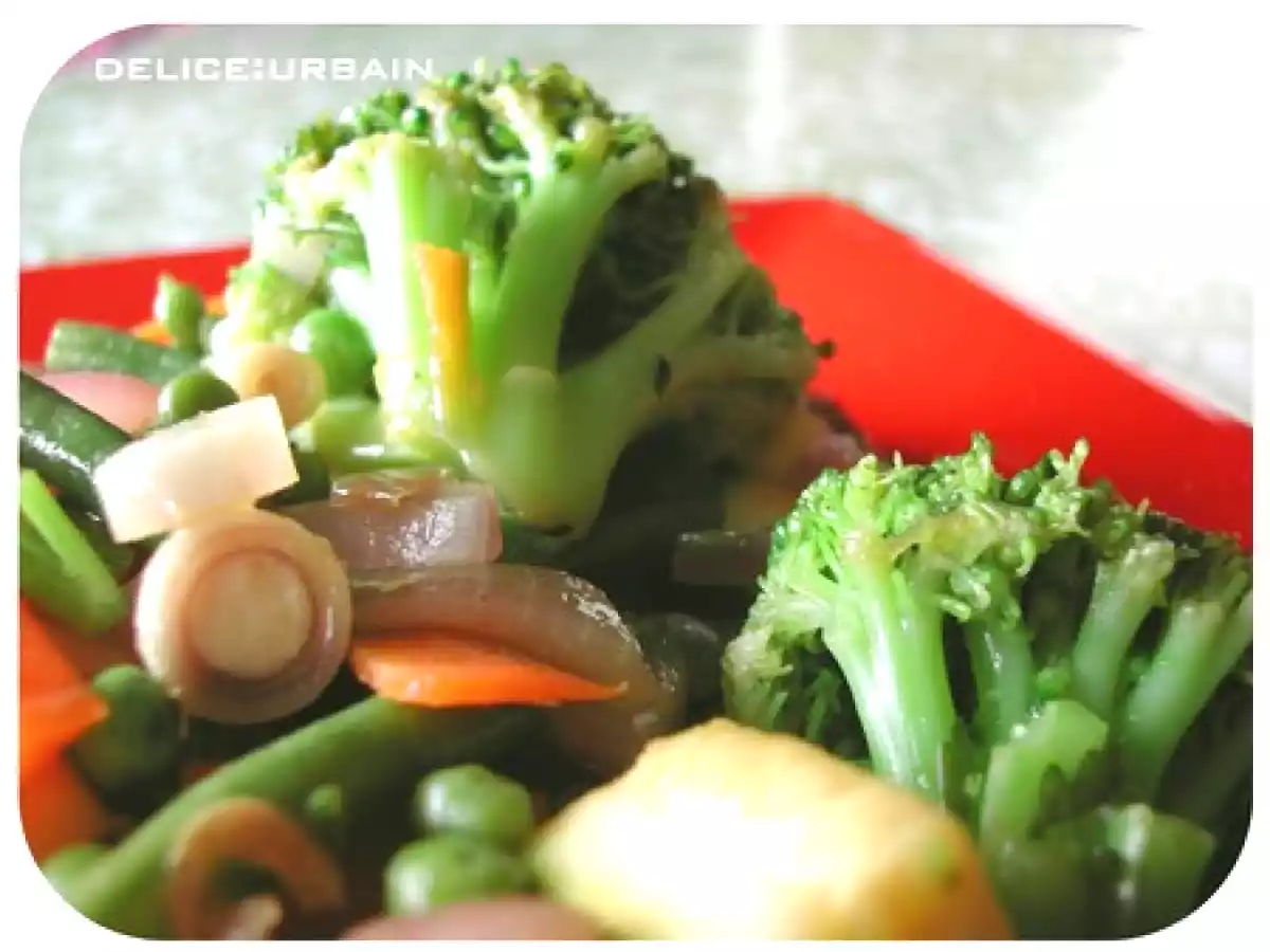 Légumes croquants, citronnelle et gingembre au wok! - photo 2