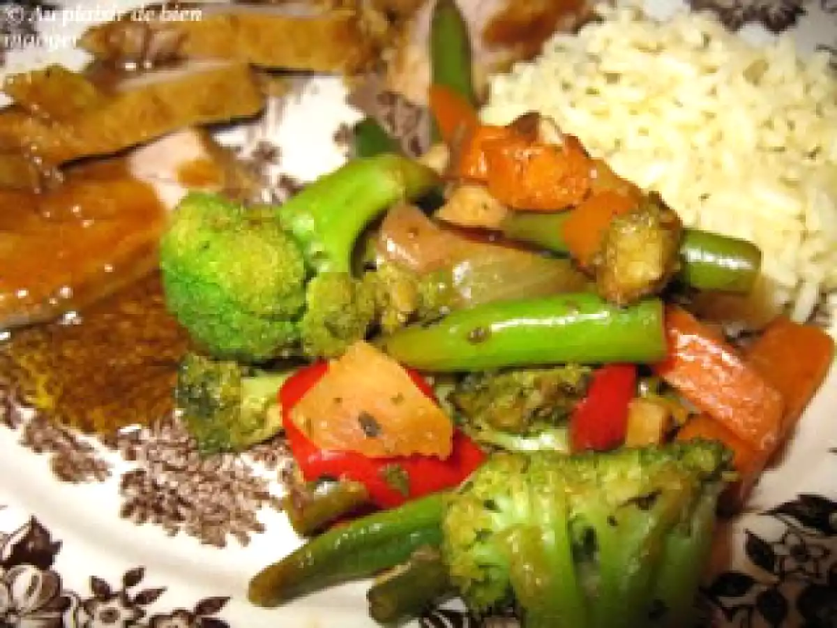 Légumes sautés à la thaïlandaise