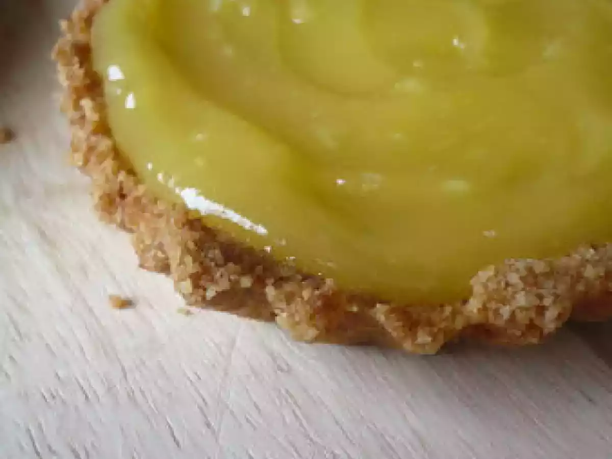 Lemon curd sans beurre et tartelettes...