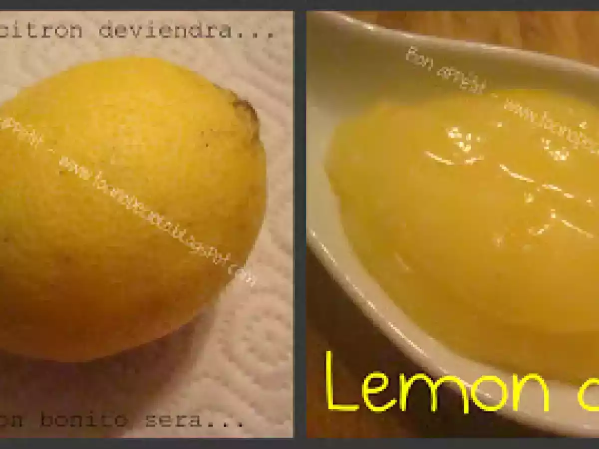 Lemon curd Thermomix
