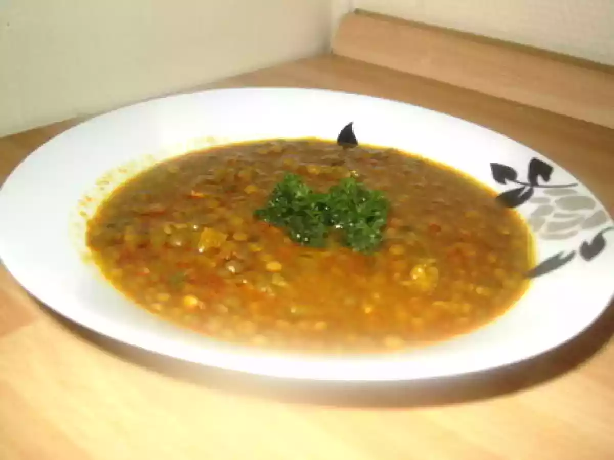 Lentilles a la tomate(recette marocaine)