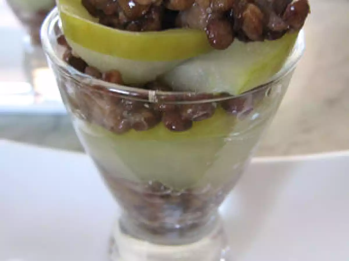 Lentilles confites à la vanille et au gingembre