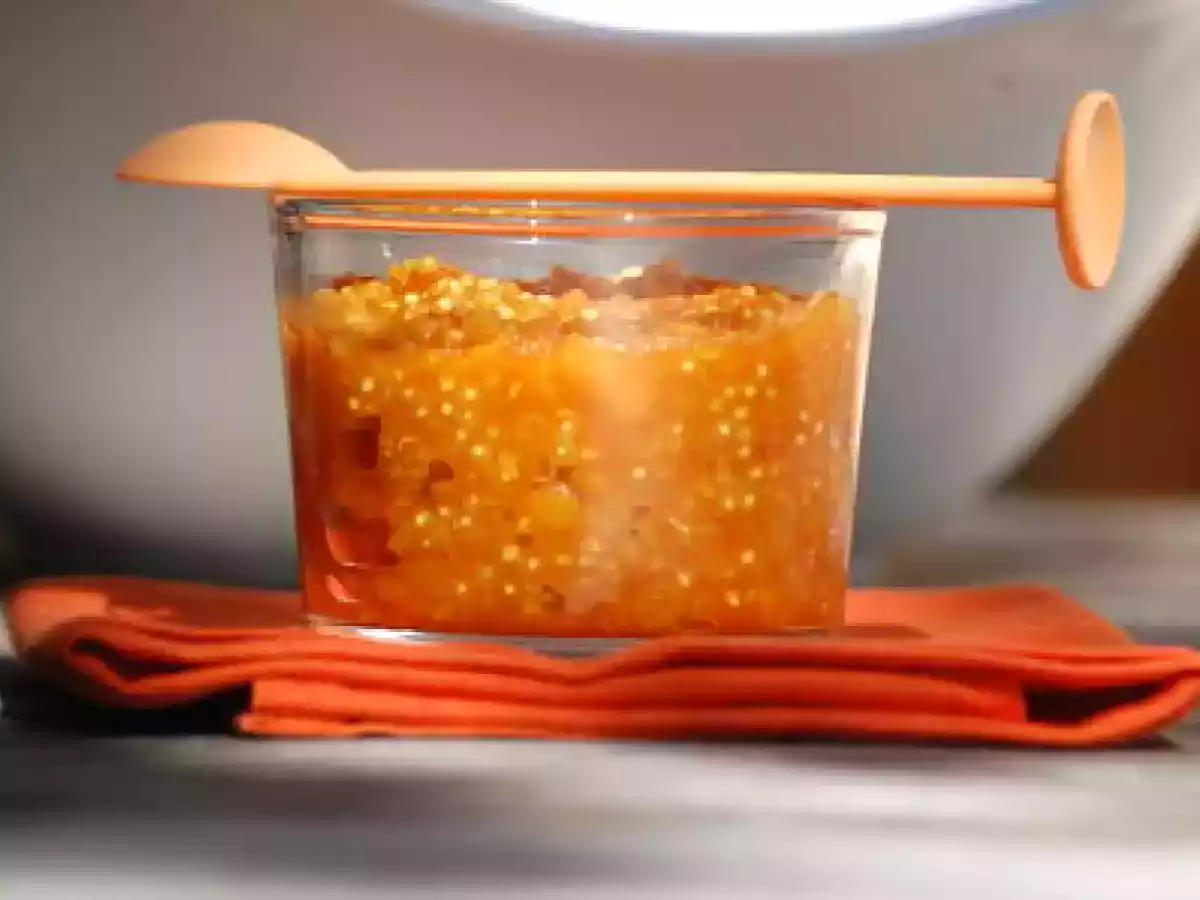 LENTILLES CORAIL ET QUINOA AU CURRY