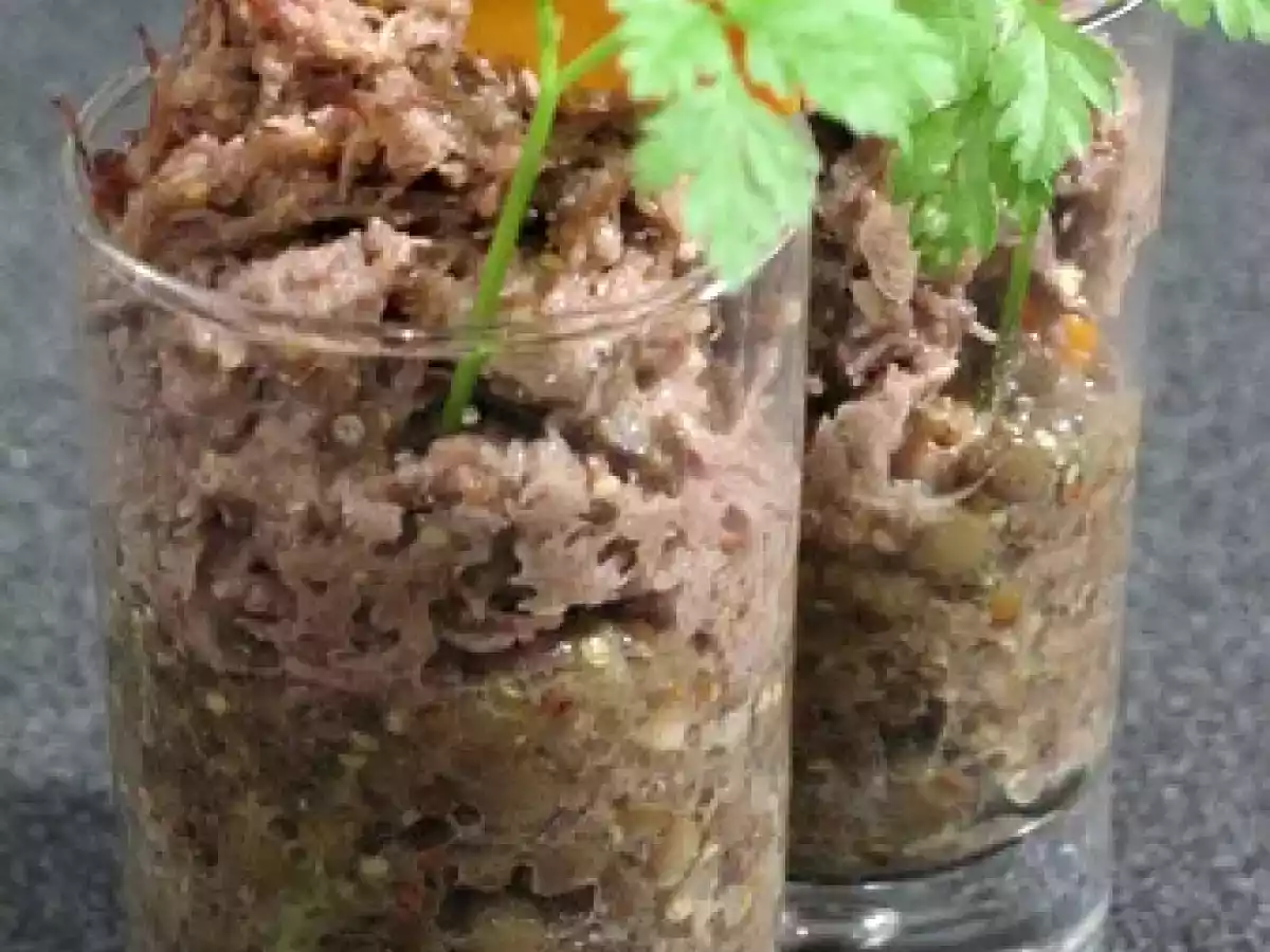 Lentilles et joue de boeuf, à la truffe ou au foie gras