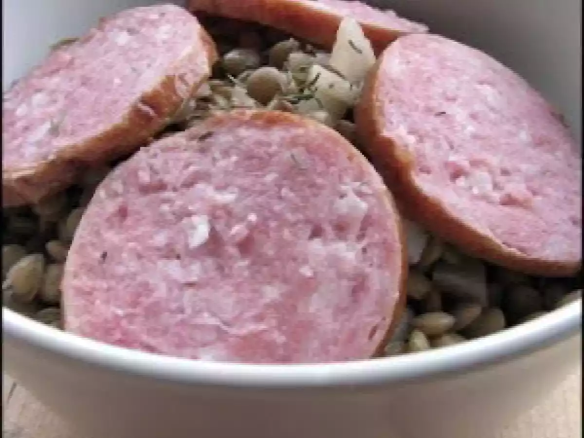 Lentilles & panais - saucisse de Morteau