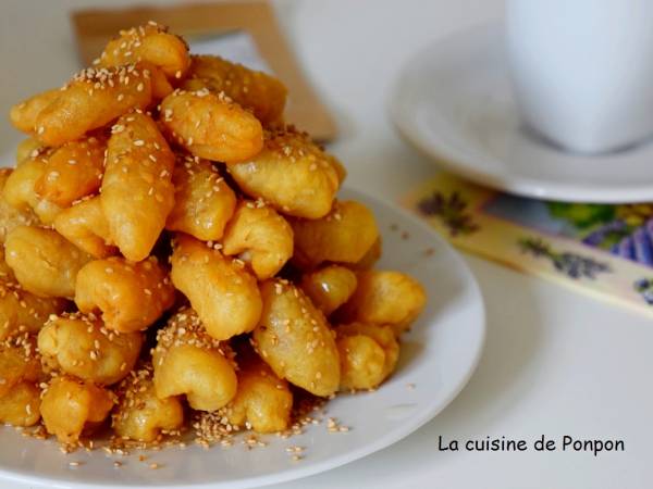 Les doigts de Zineb, petit gâteau oriental au miel et sésame