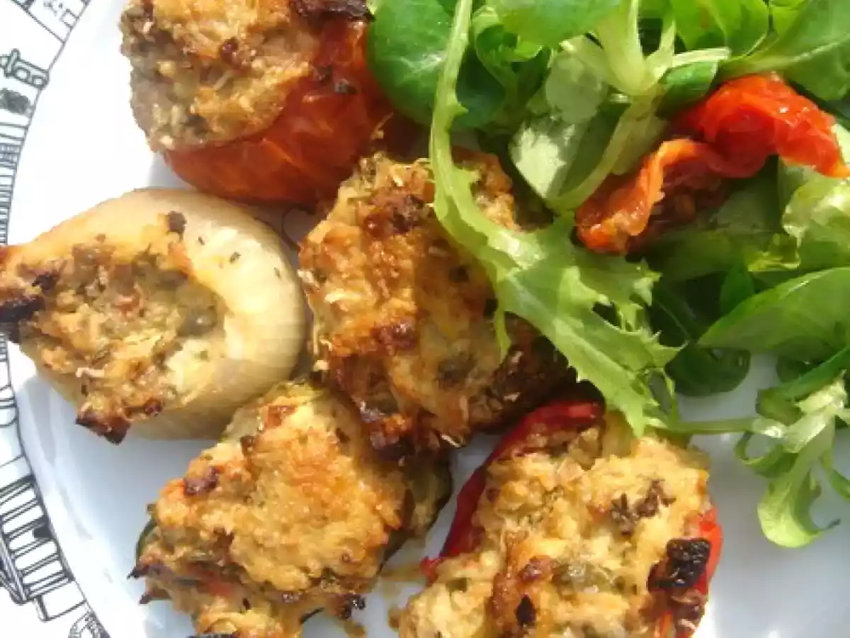 Les farcis Niçois de ma jumelle, les vrais !