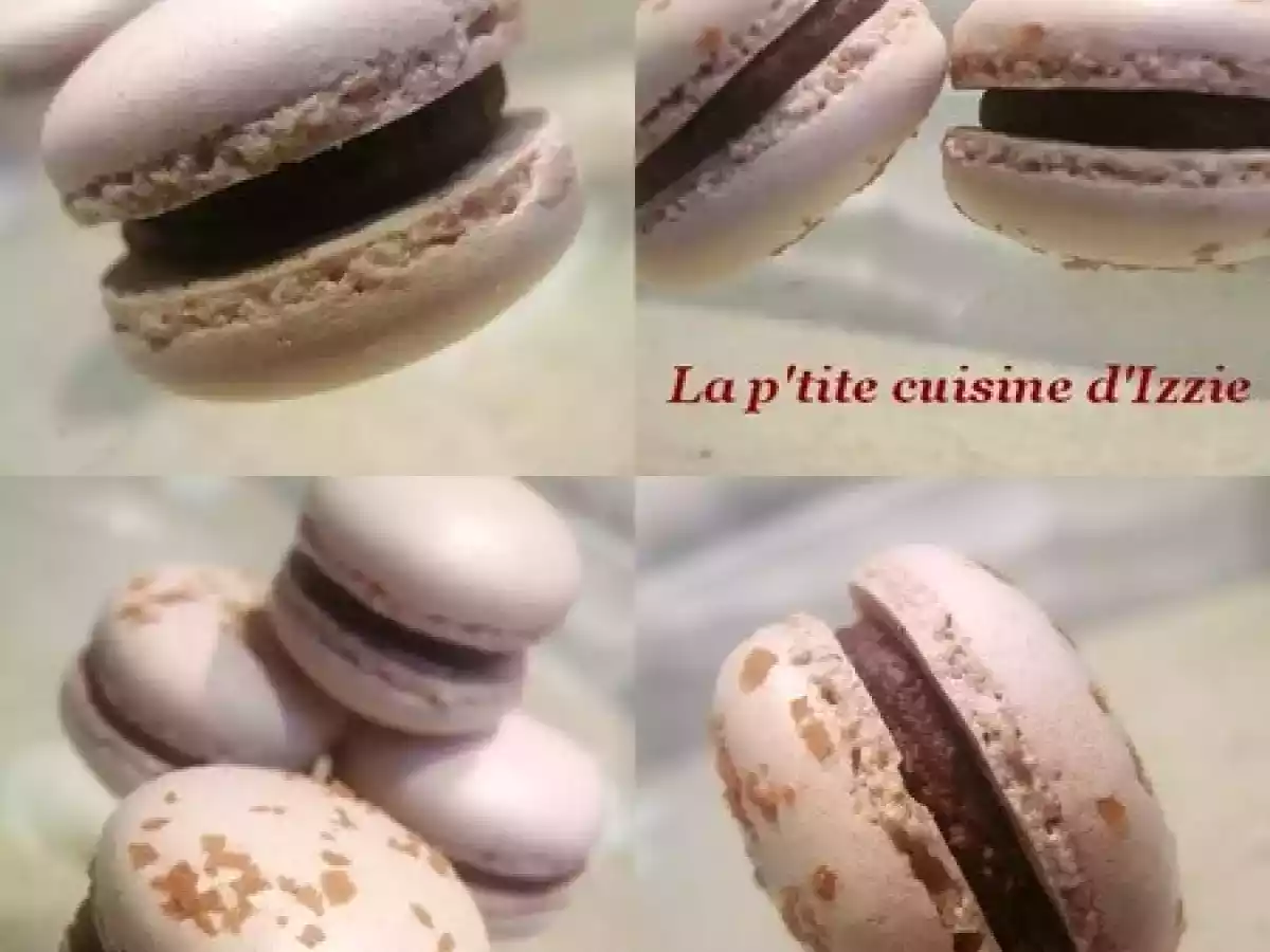 Les macarons à la meringue italienne au chocolat
