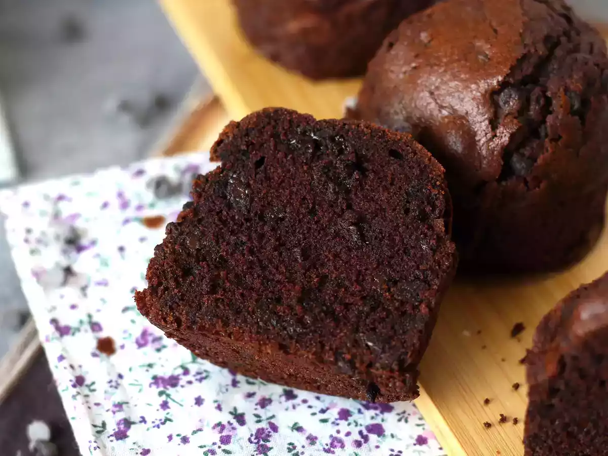 Les meilleurs muffins au chocolat: énormes et bien moelleux - photo 2