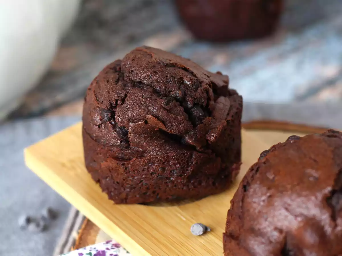 Les meilleurs muffins au chocolat: énormes et bien moelleux - photo 3