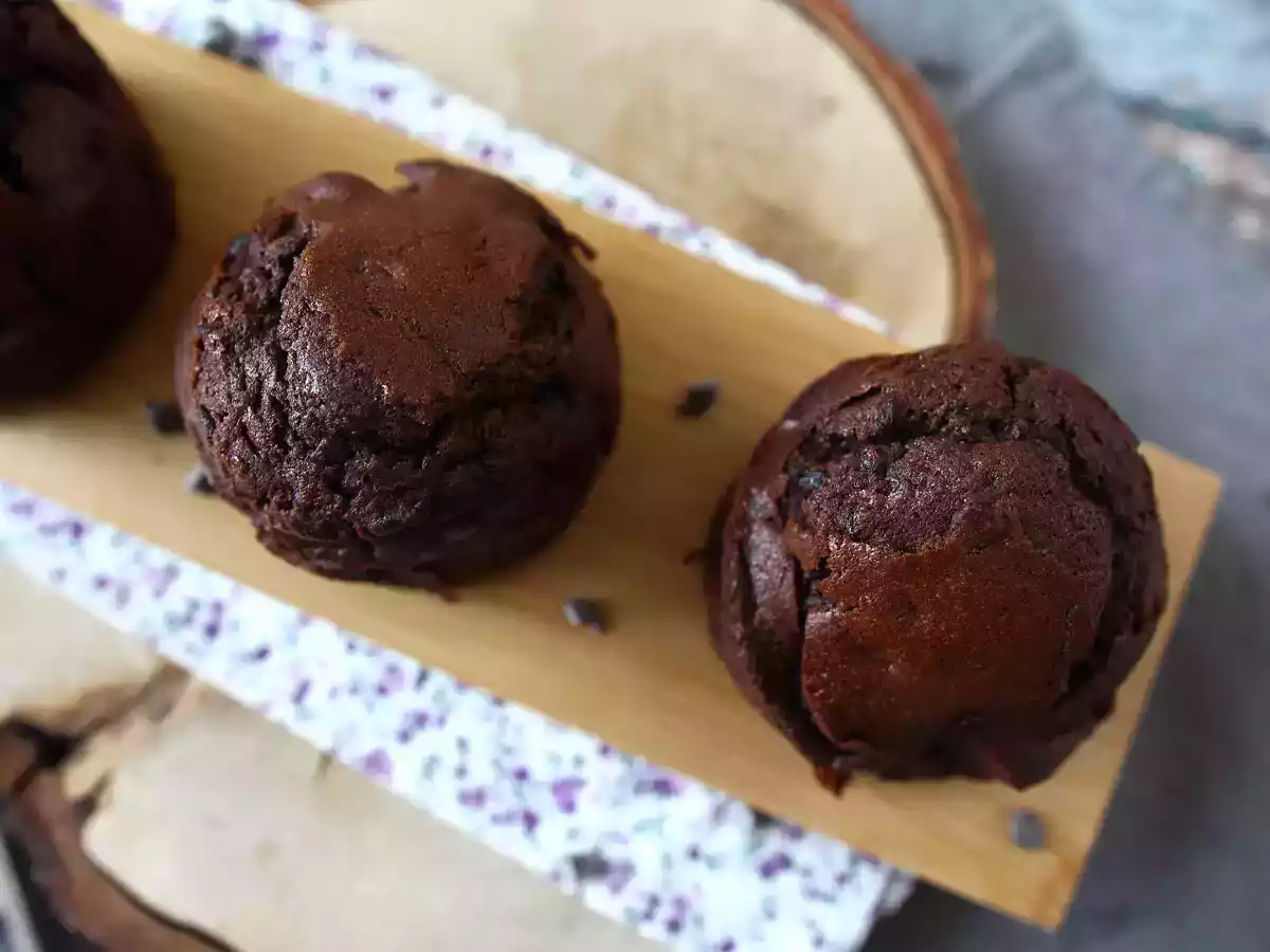 Les meilleurs muffins au chocolat: énormes et bien moelleux - photo 4