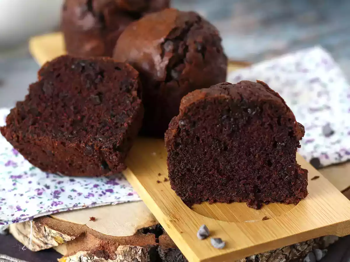 Les meilleurs muffins au chocolat: énormes et bien moelleux - photo 6