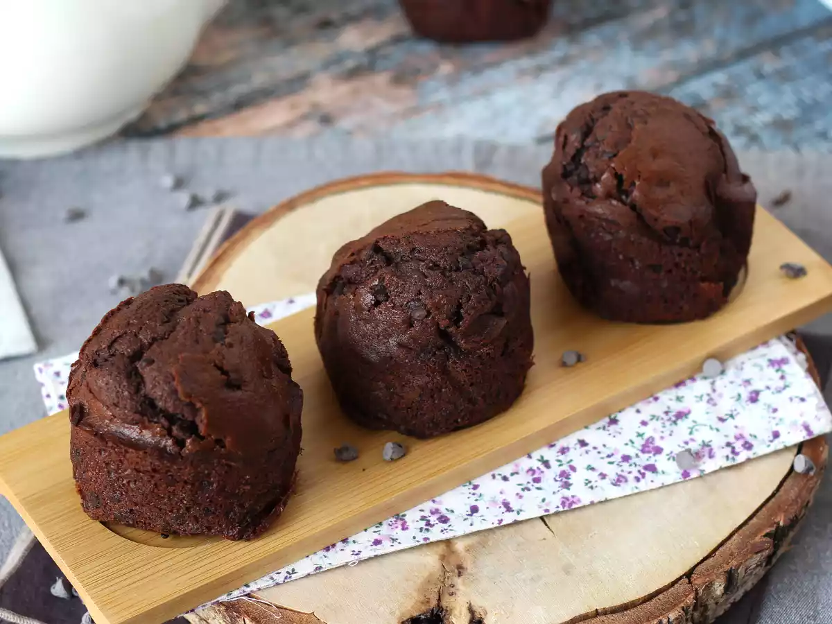 Les meilleurs muffins au chocolat: énormes et bien moelleux - photo 7