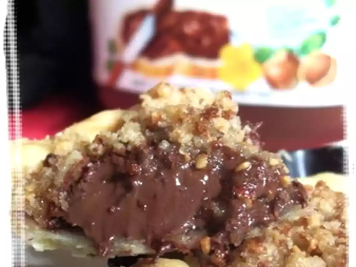 Les Nutella addict ? c'est par ici ! Tartelettes crumble au Nutella