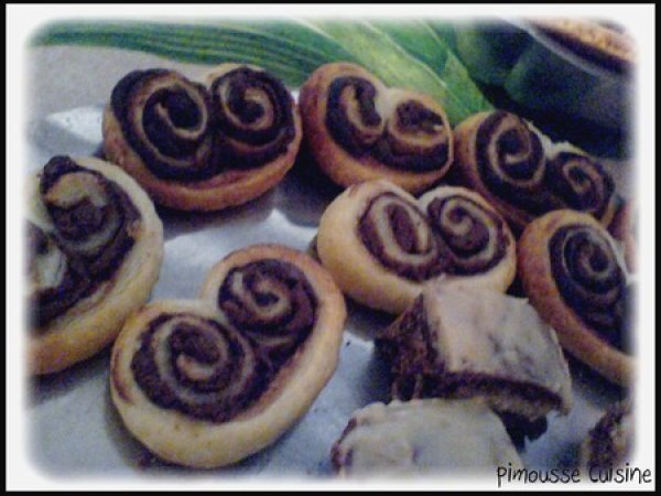 Les palmiers au nutella - Recette Ptitchef
