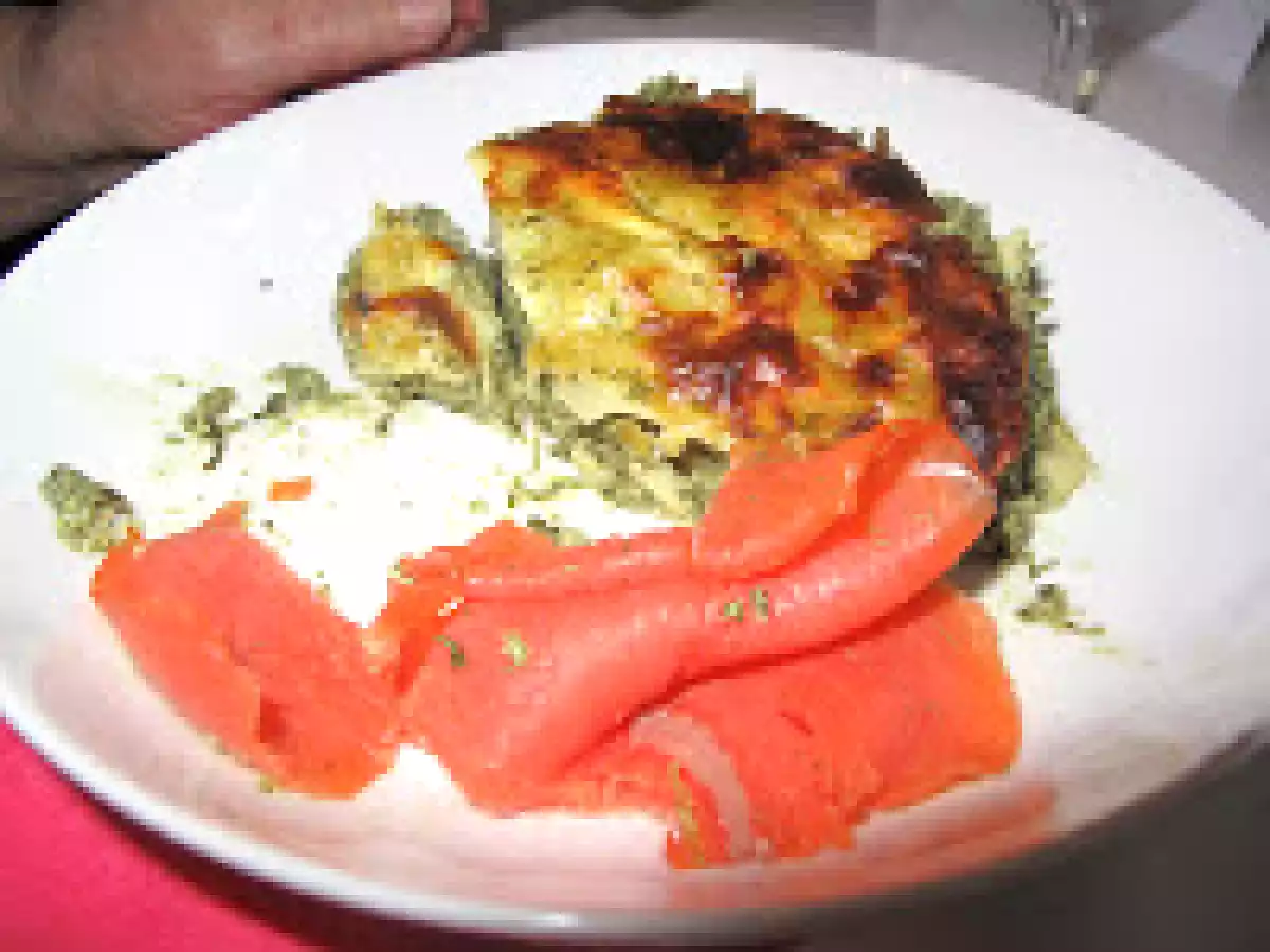 Les pâtes maison: Lasagnes Epinards Ricotta, Béchamel au Pesto