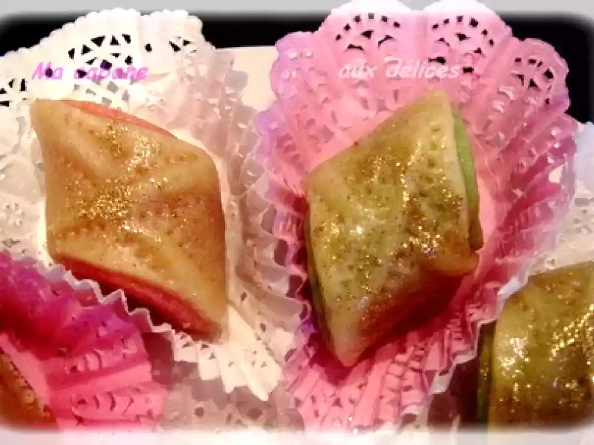 Les skendriettes ou petits losanges à la pâte d'amandes - photo 2