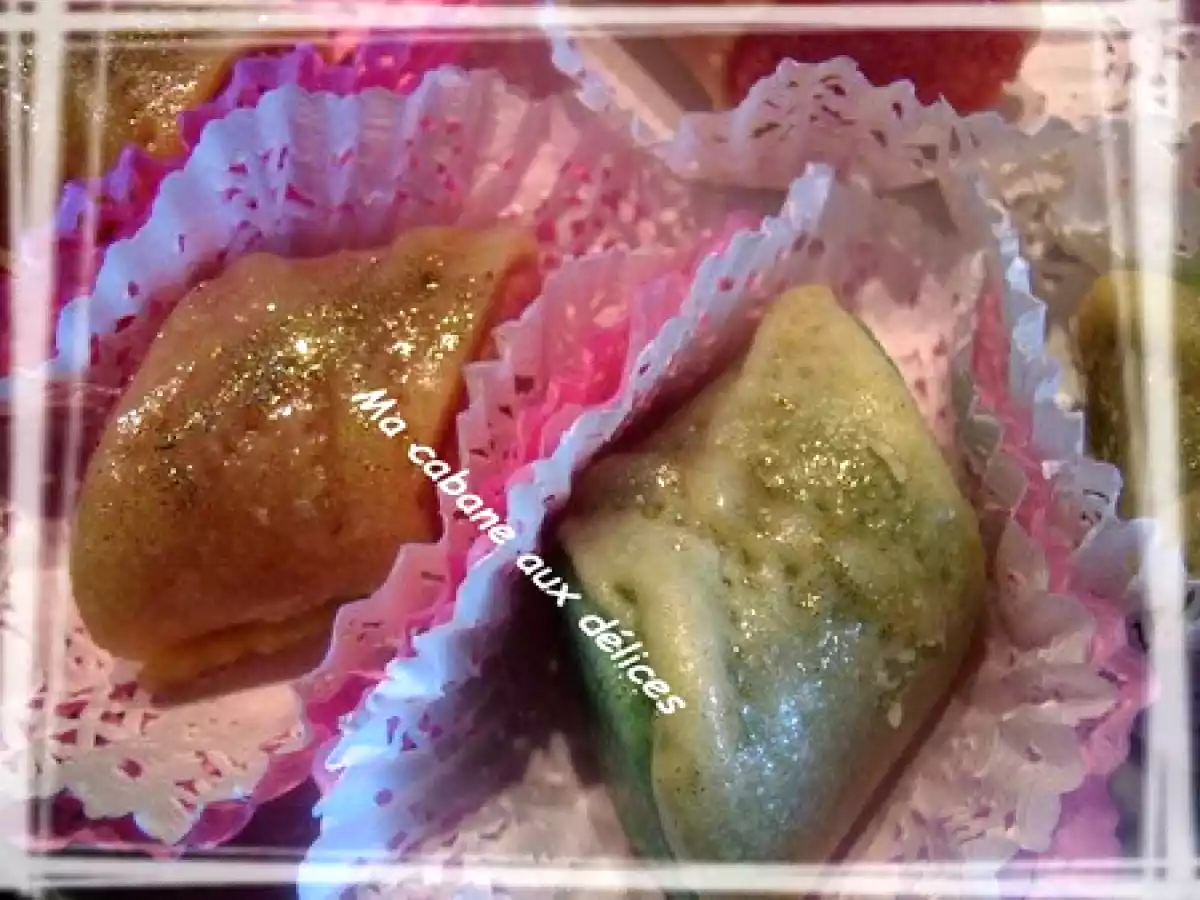 Les skendriettes ou petits losanges à la pâte d'amandes - photo 3