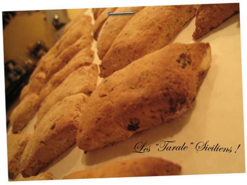 Les tarale Siciliens, petits biscuits de Noël!