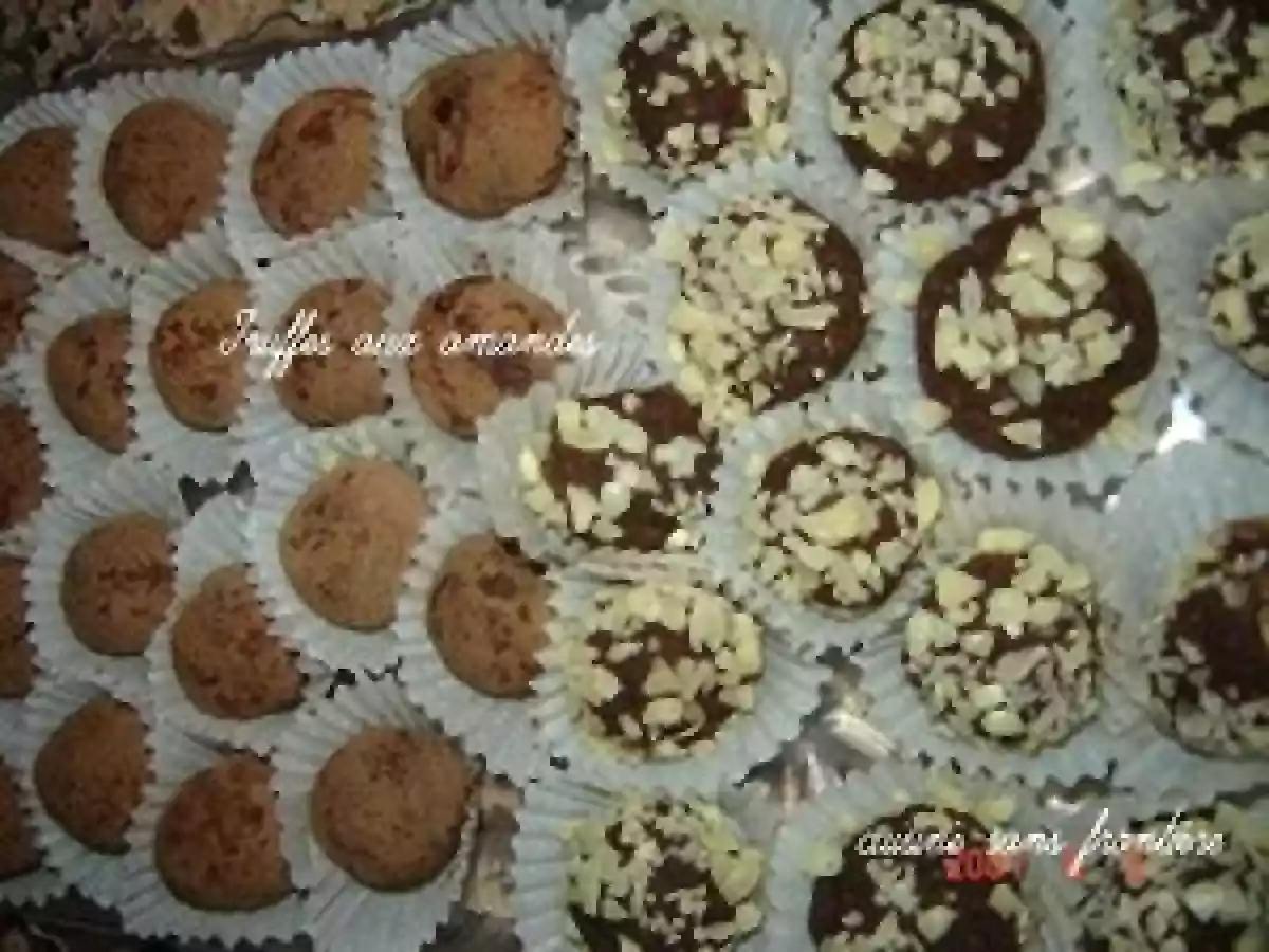 Les Truffes aux amandes et au chocolat - photo 2