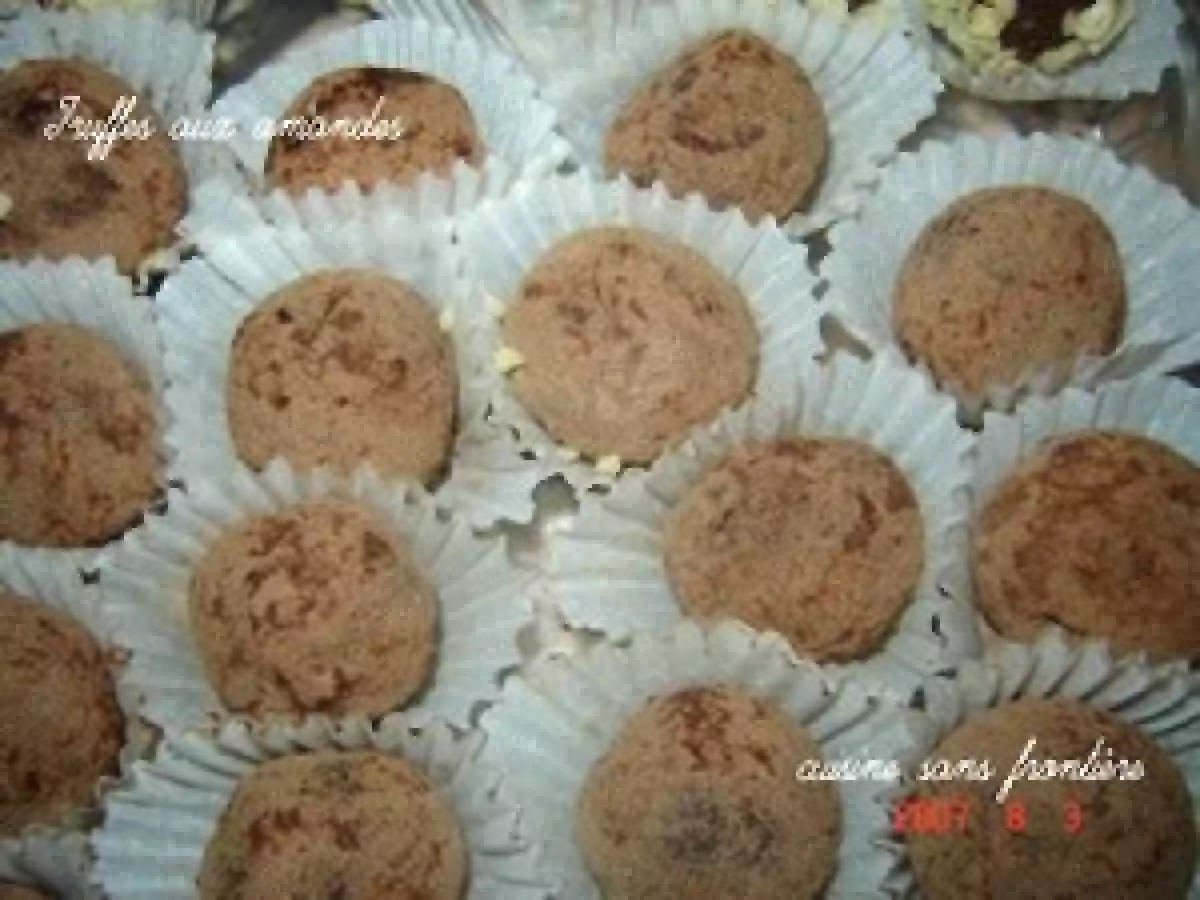 Les Truffes aux amandes et au chocolat - photo 3