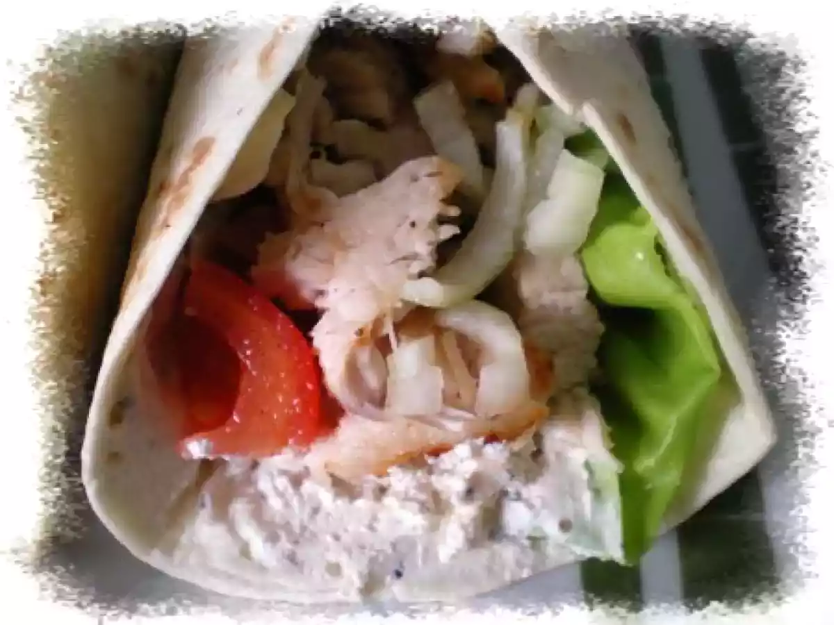 Les wraps au poulet