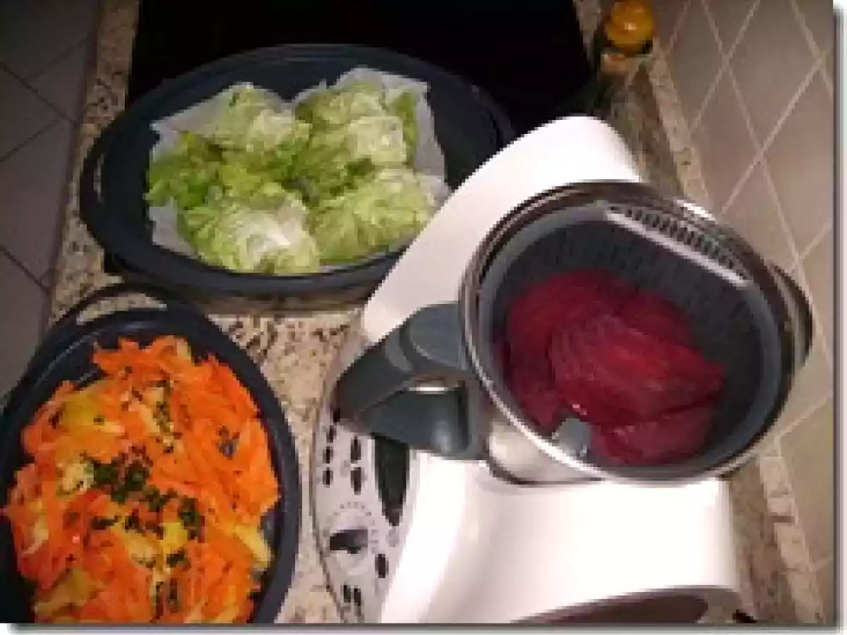 LIEU NOIR en papillote et ses légumes . - photo 2