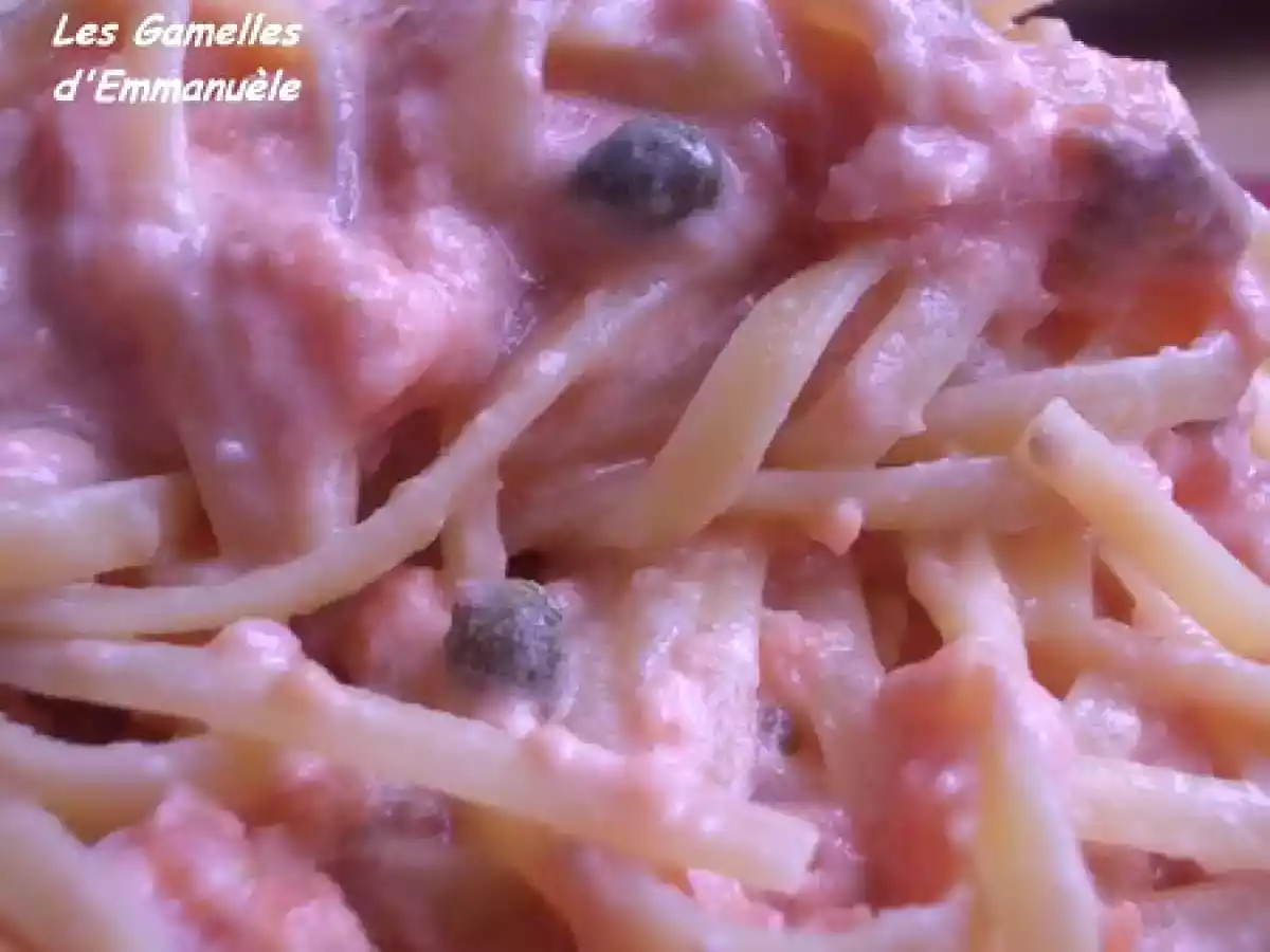 Linguine au saumon tomaté et câpres - photo 2