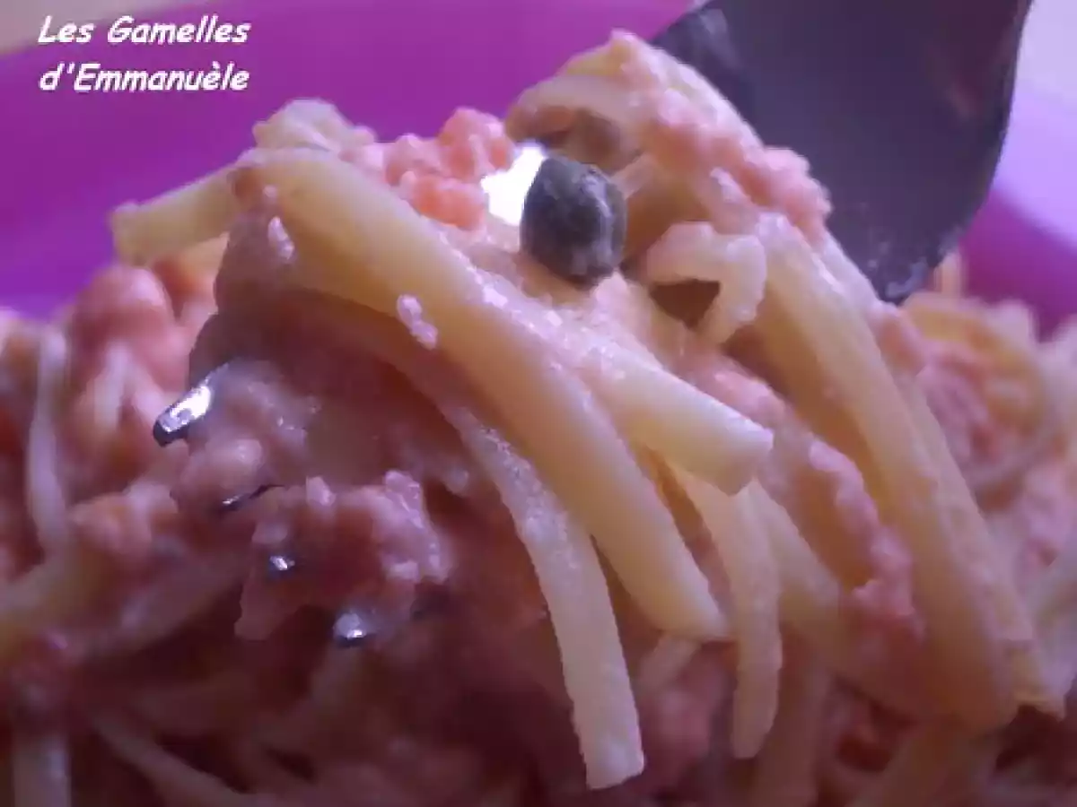 Linguine au saumon tomaté et câpres - photo 3