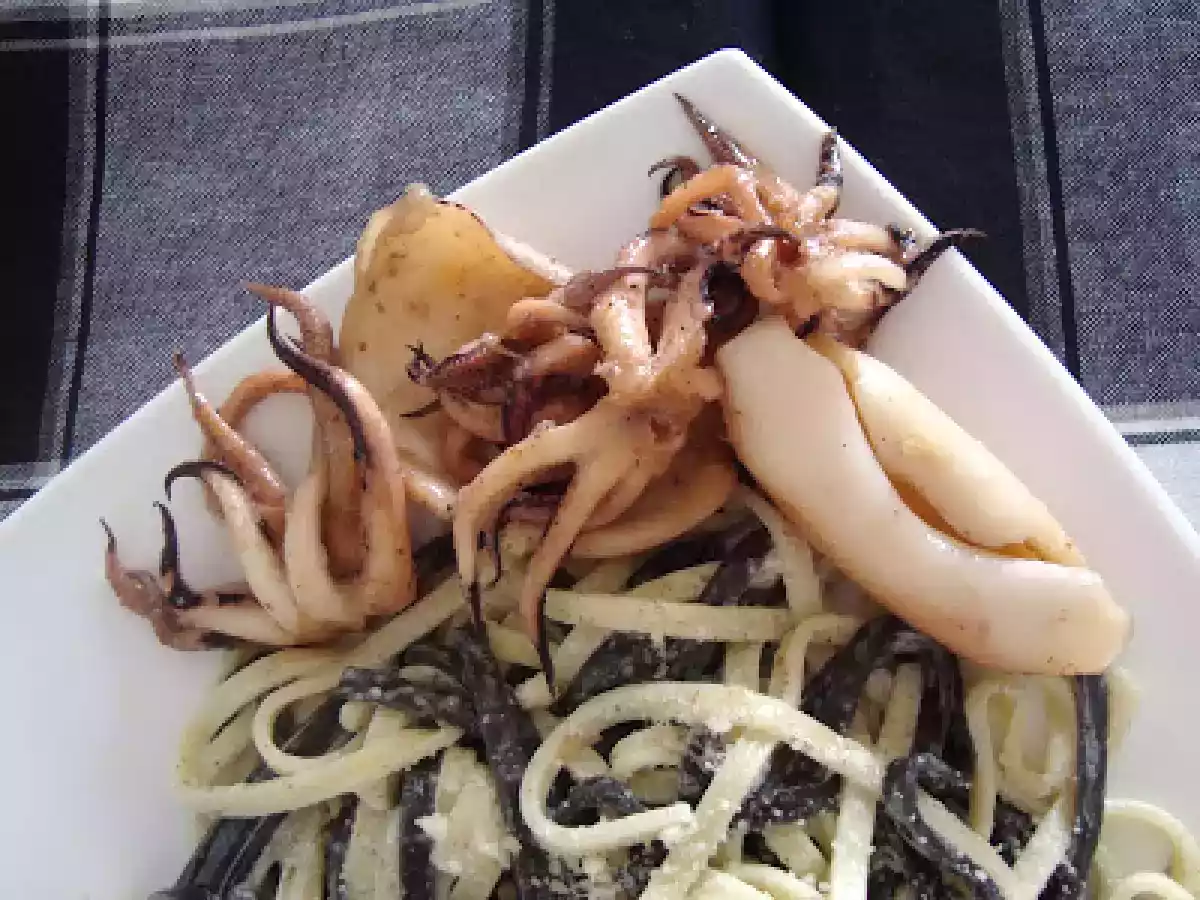 Linguini à l'encre de seiche - photo 4