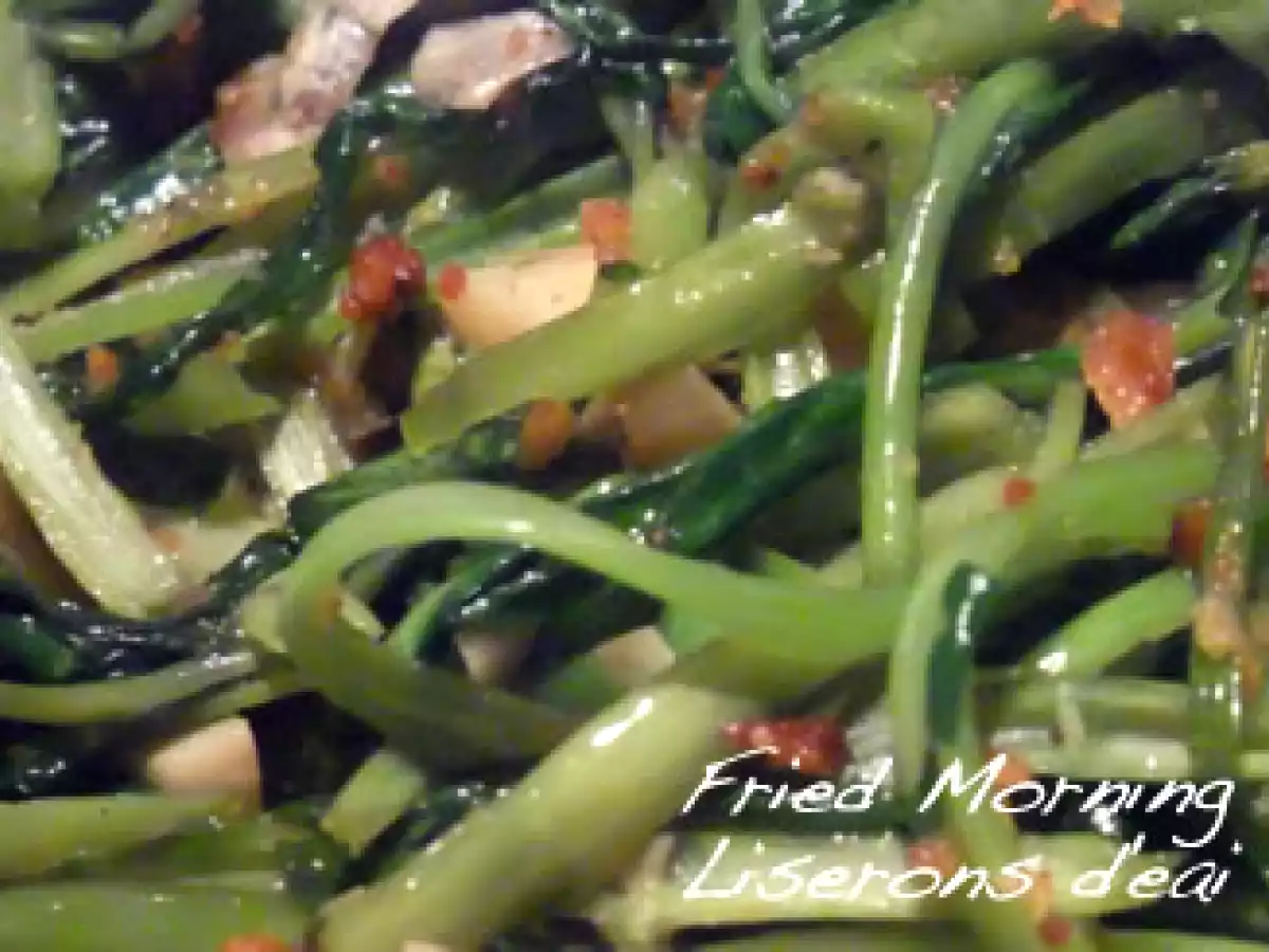 Liserons d'eau sautés