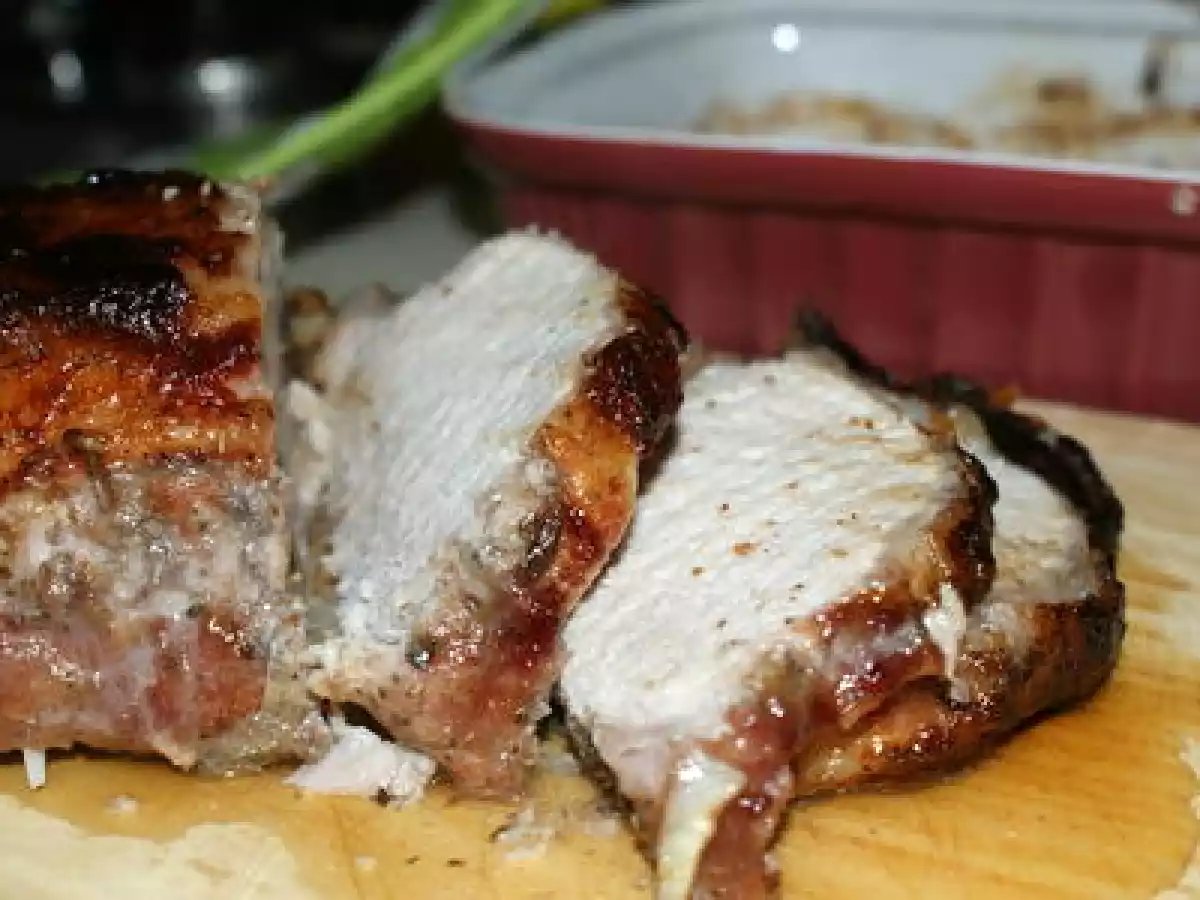 Longe de porc à la confiture de prunes ou de quetsches ... - photo 2