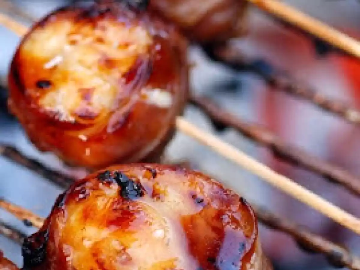 Lotte et Saint Jacques au programme du grille