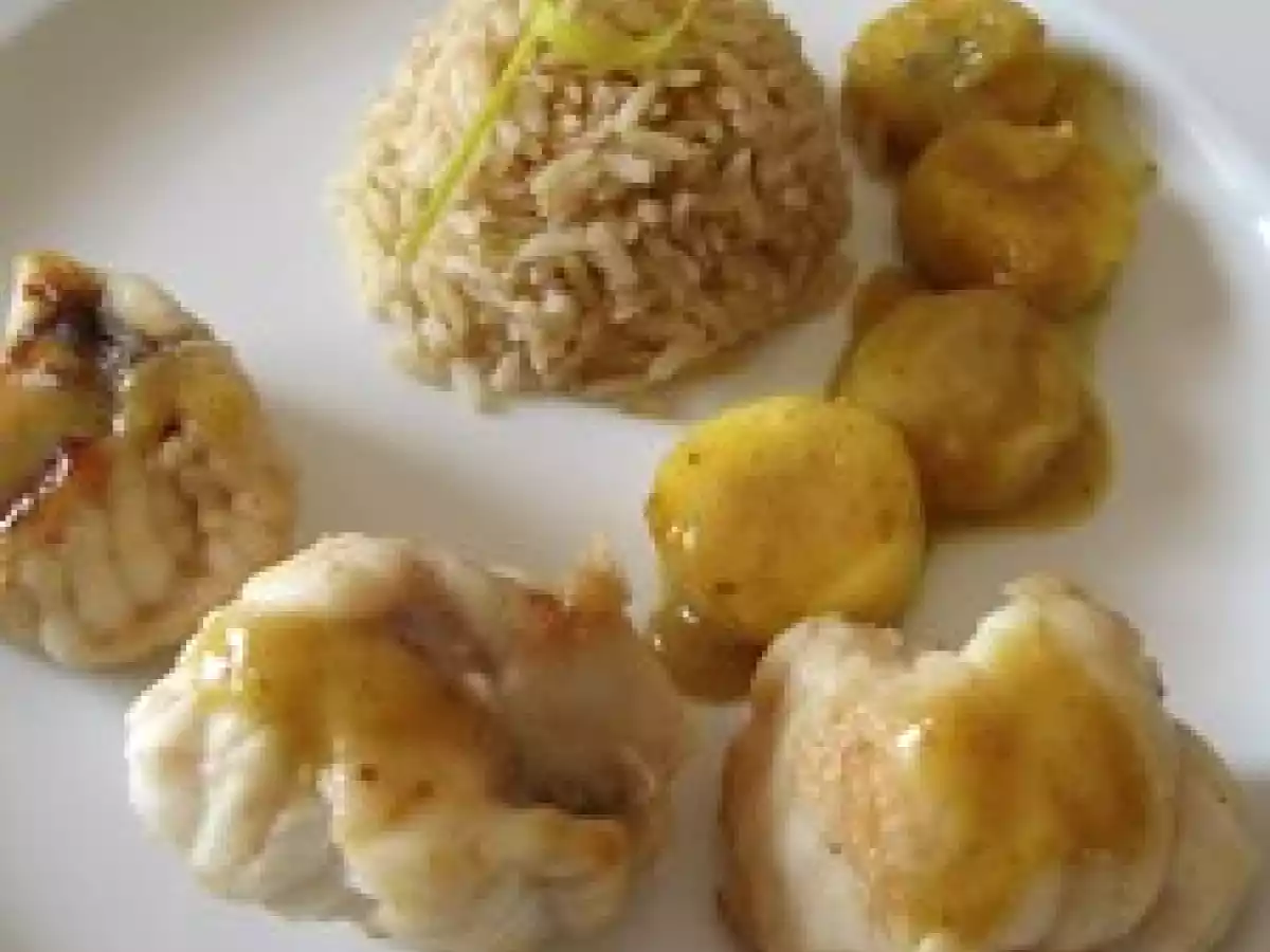 Lotte exotique : banane, curry, coco, citronnelle