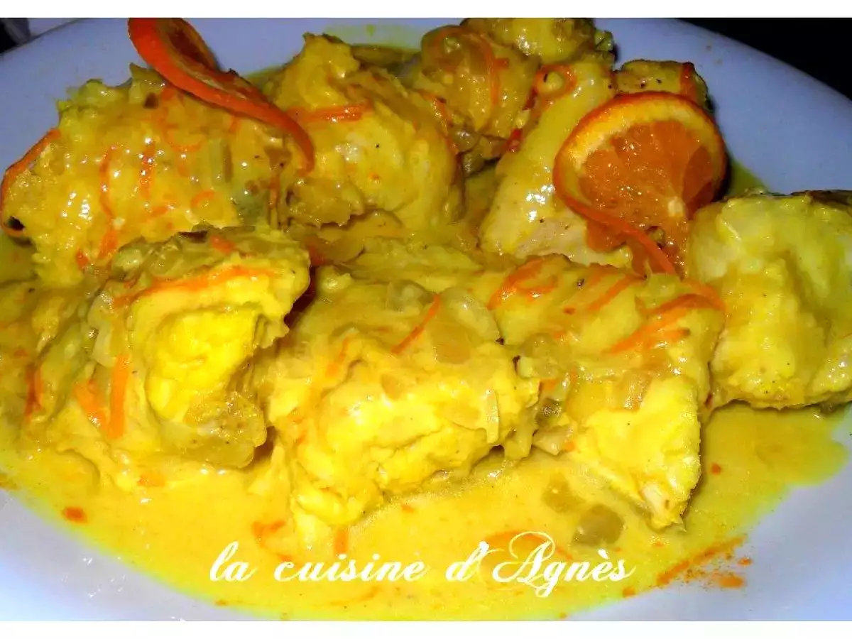 Lotte safranée à l'orange - photo 2