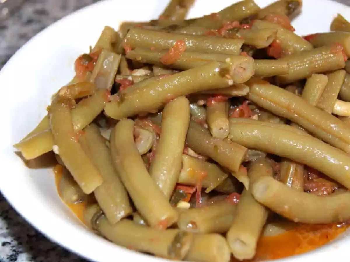 Loubia el khadra- Haricots verts ou Fassouila Bel zeit