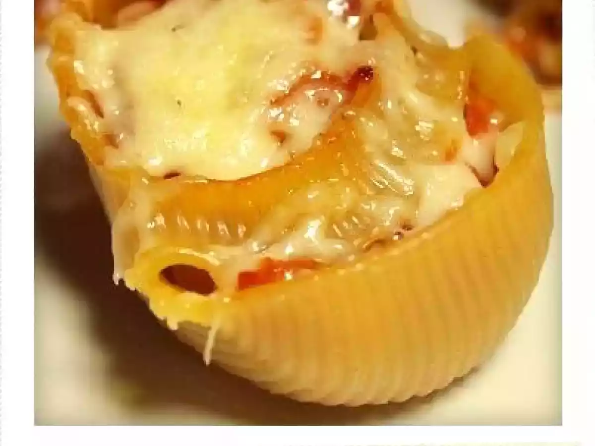 Lumaconi farcis aux légumes