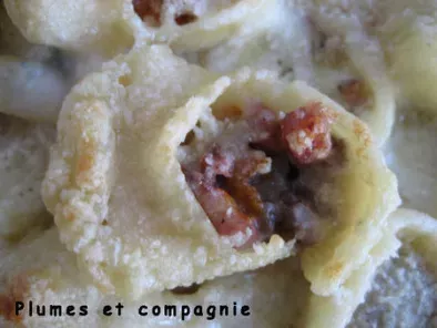 Lumaconi farcis sauce au gorgonzola et parmesan - photo 2