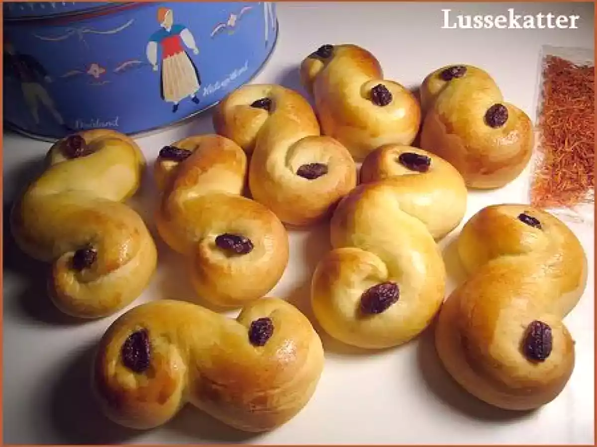 Lussekatter ( brioches suédoises)