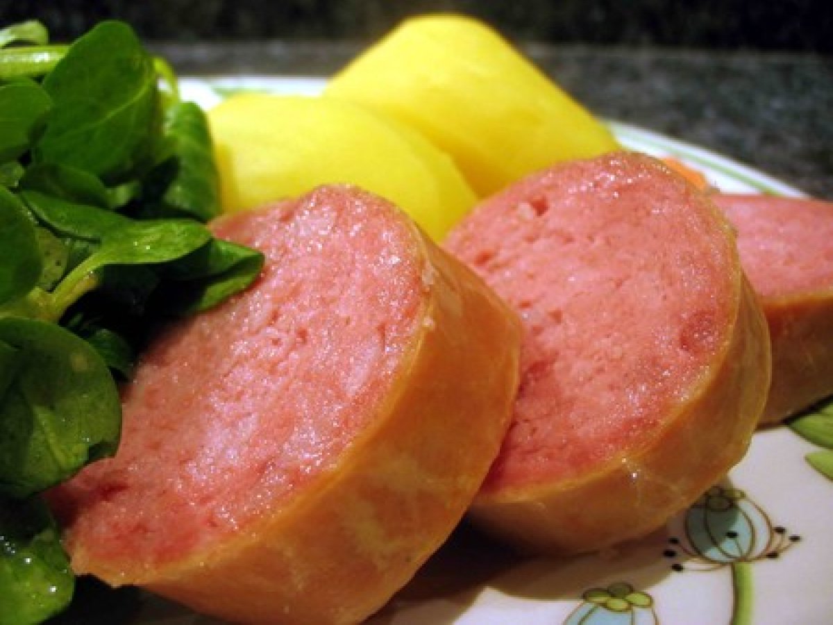Recette de saucisson à cuire et pommes vapeur