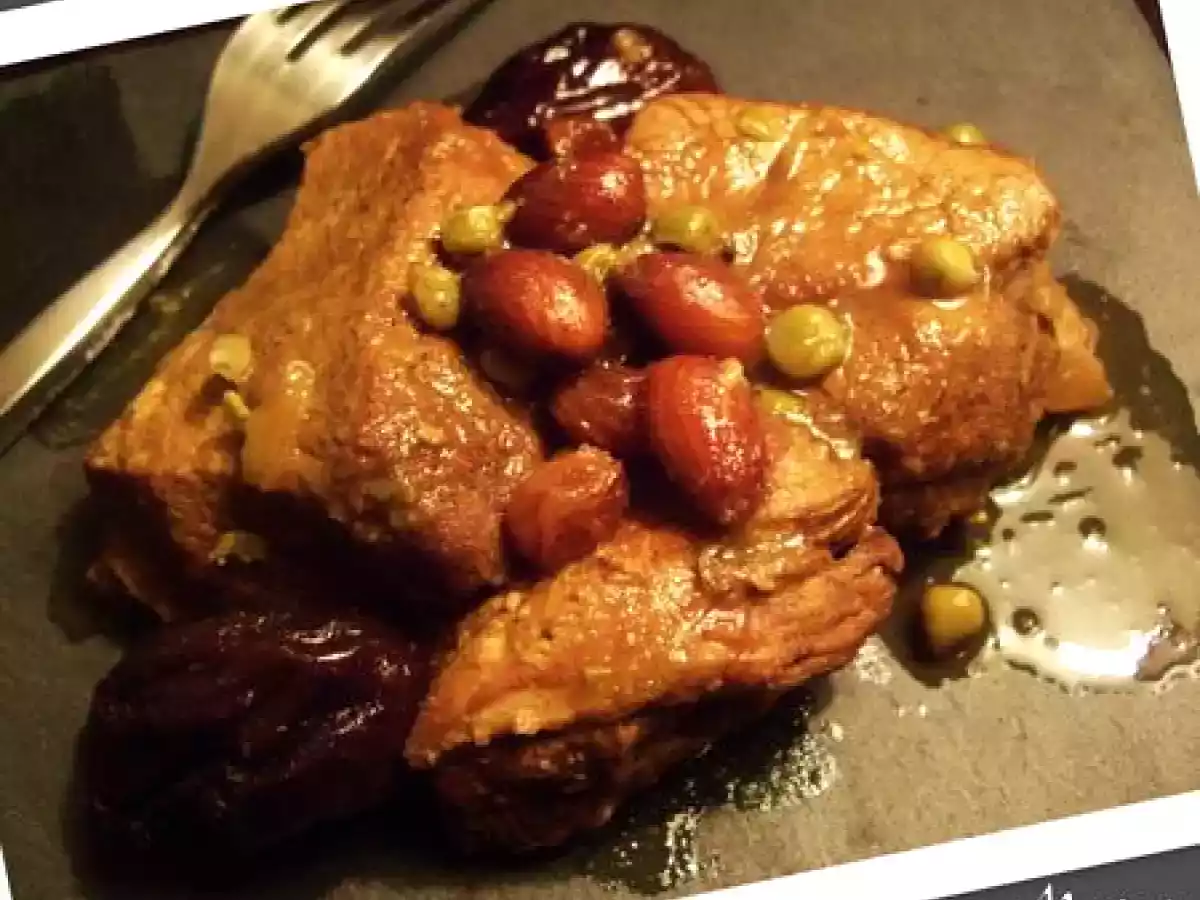 M'rouzia ou viande confite au miel et au raz-el-hanout