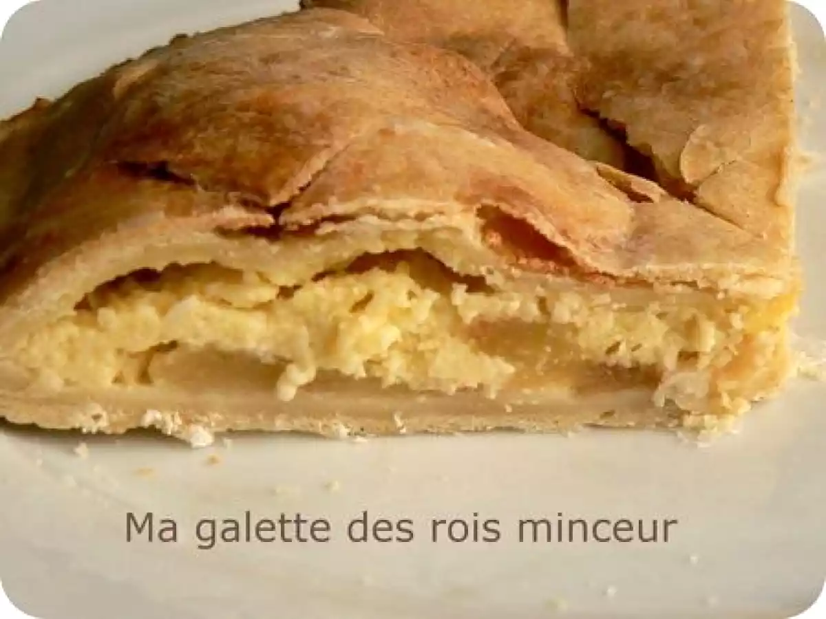 Ma galette des rois minceur crème d'amande - pomme