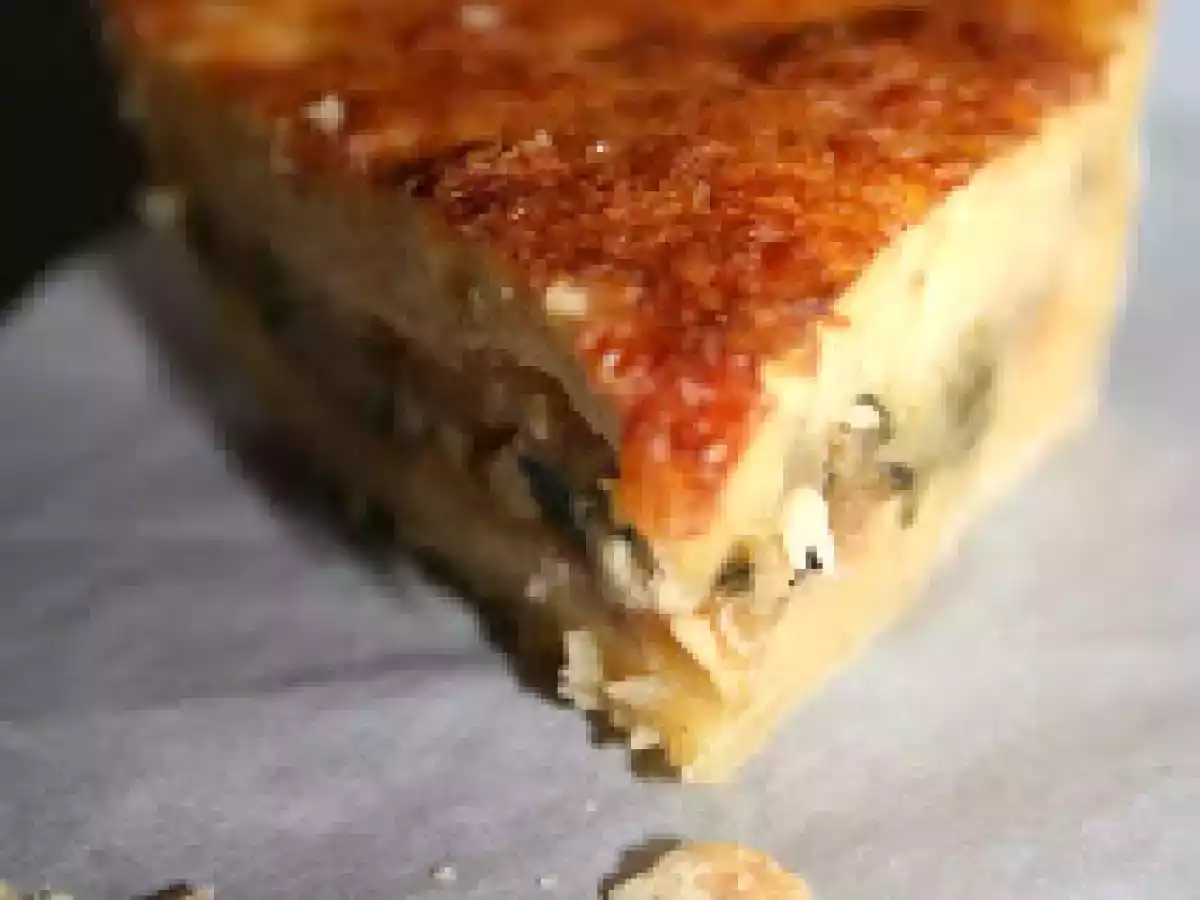 Ma quiche aux courgettes et aux oignons caramélisés - photo 2
