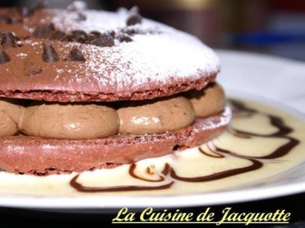 MACARON GATEAU AU CHOCOLAT