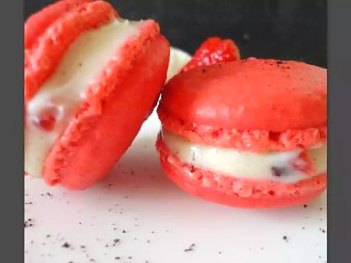 Macaron vanille & fraise - photo 2