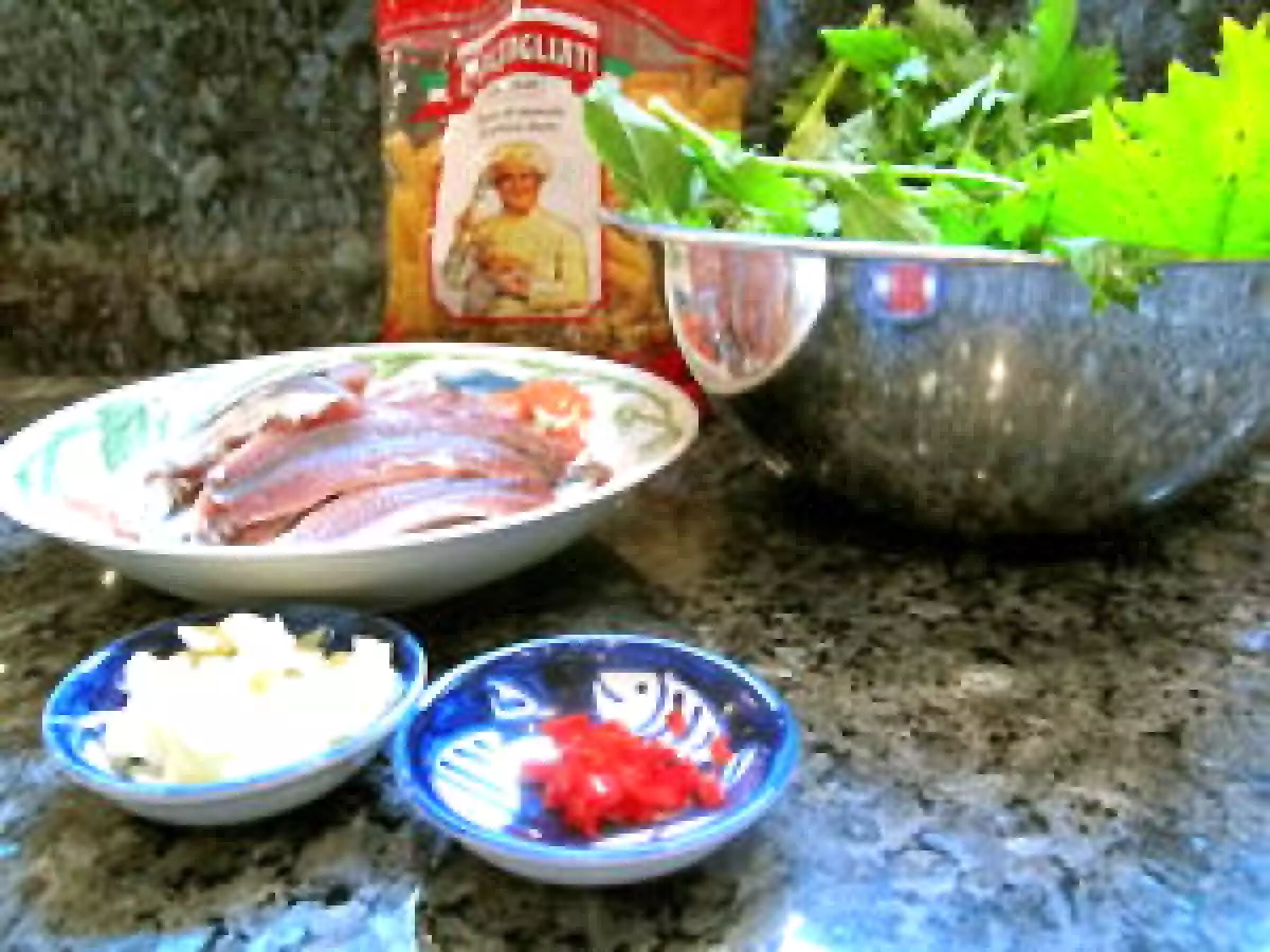 Macaroni aux anchois frais et cime di rapa - photo 3