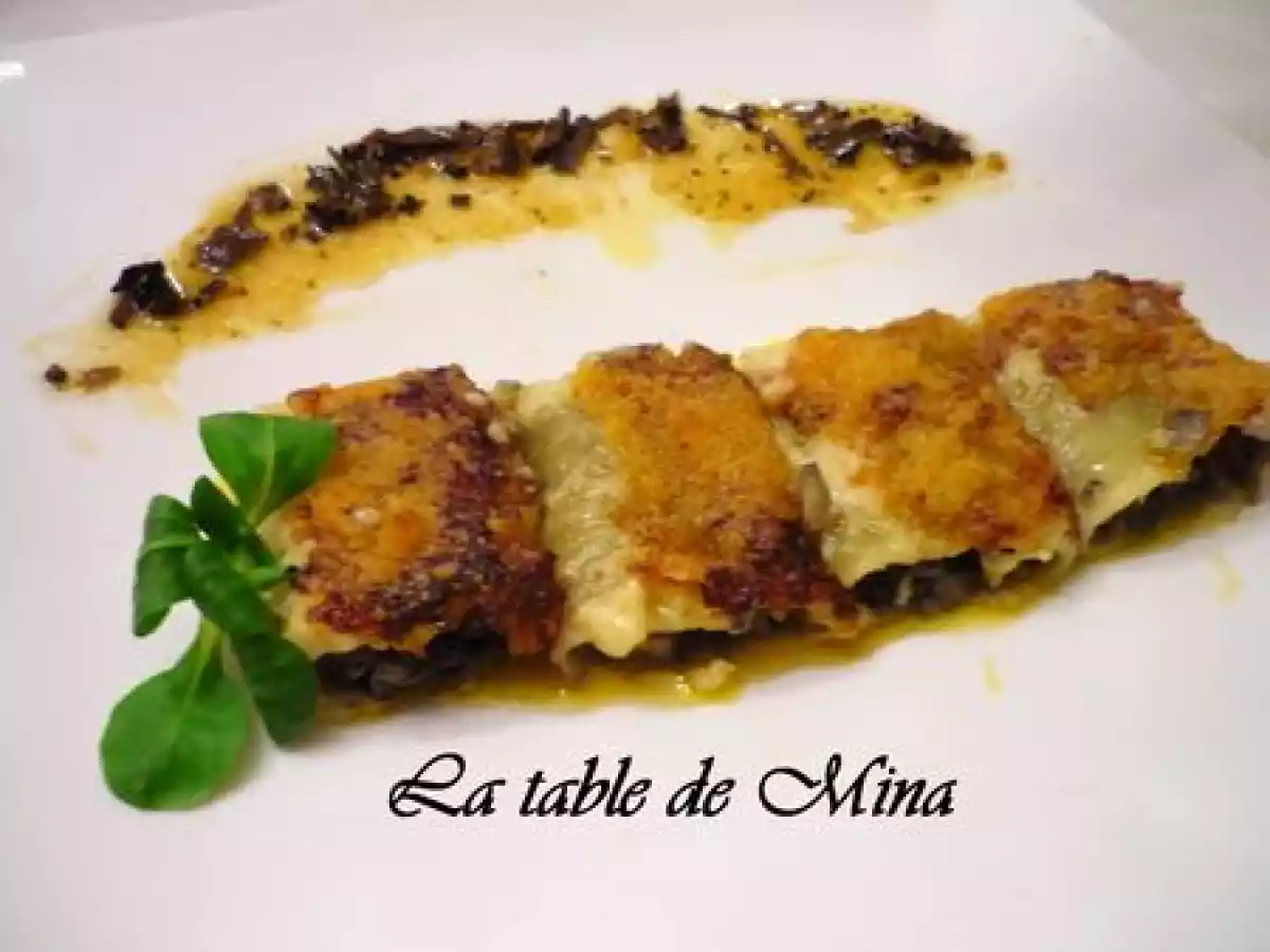 Macaronis farcis, truffe noire, artichaut et foie gras - photo 2