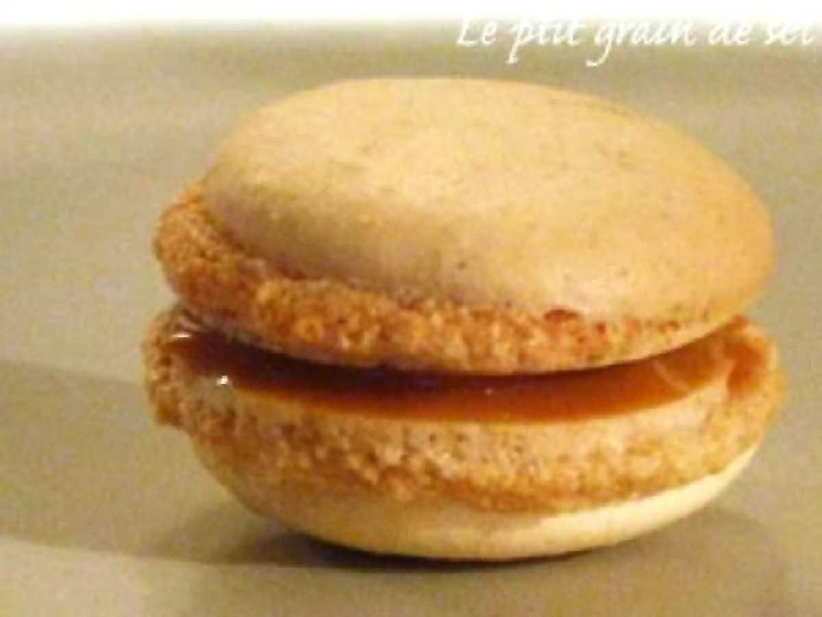 Macarons à la violette, à la confiture de lait, au chocolat - photo 2