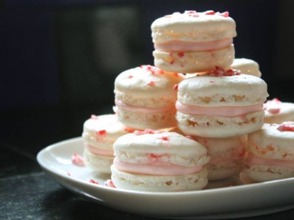 Macarons au Fluff Fraise