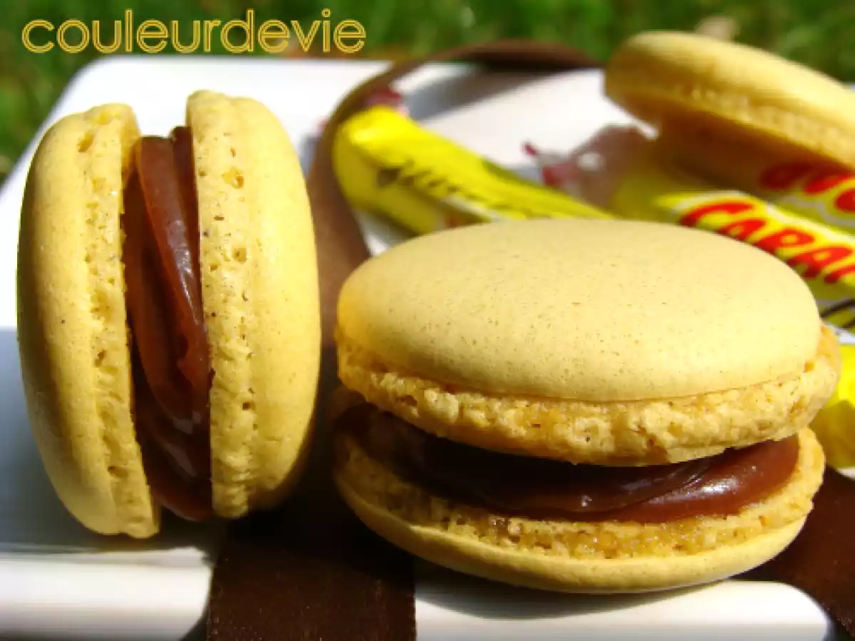 Macarons aux carambars au beurre salé